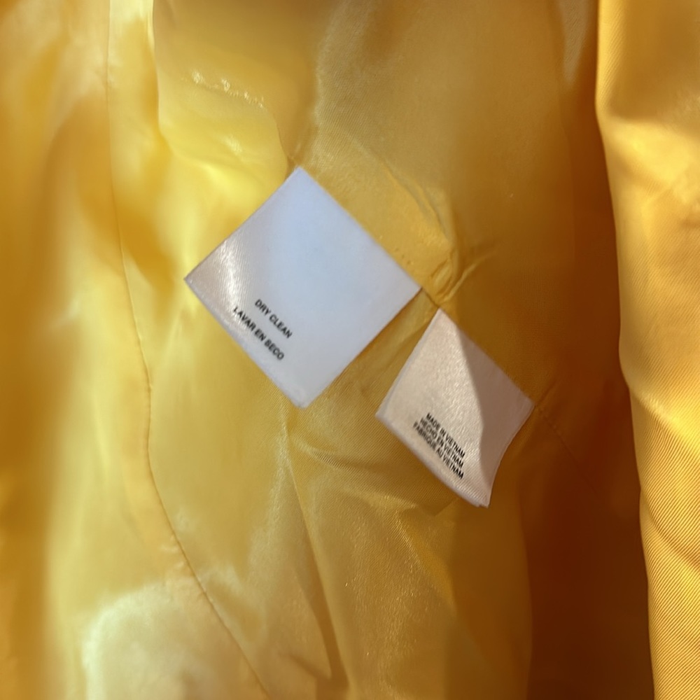 Kasper Yellow Open Blazer - Picture 4 of 6